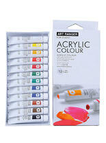 Без бренда «Коробка 48 шт.: Акриловые краски «Две картинки» 12 шт. по 12 мл, проф. пигмент» в Томске