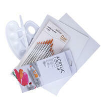 Без бренда «Набор подарочный «Две картинки»: краски акрил 12x12 мл, 2 холста 22x30 на мдф, 10 кистей, мастихин, палитра. Уценка (без упаковки)» в Томске в интернет-магазине  Без бренда «Набор подарочный «Две картинки»: краски акрил 12x12 мл, 2 холста 22x30 на мдф, 10 кистей, мастихин, палитра. Уценка (без упаковки)» в Томске