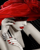 Без бренда «Коробка 20 шт: Девушка с красной шляпой» в Томске