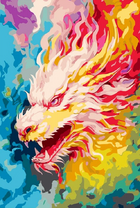 Без бренда «Разноцветный огненный дракон» в Томске в интернет-магазине  Без бренда «Разноцветный огненный дракон» в Томске