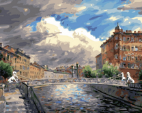 Городской пейзаж Санкт-Петербурга