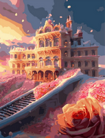 Без бренда «Сказочный дворец в окружении роз» в Томске в интернет-магазине Без бренда «Сказочный дворец в окружении роз» в Томске