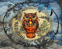 Оригинальный рисунок совы