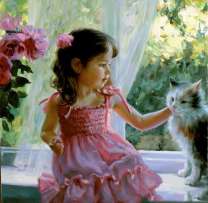 Без бренда «Девочка с кошкой на подоконнике» в Томске