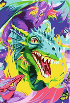 Без бренда «Стая ярких дракончиков» в Томске в интернет-магазине  Без бренда «Стая ярких дракончиков» в Томске