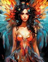 Без бренда «Девушка в ярком костюме в стиле фэнтези» в Томске в интернет-магазине Без бренда «Девушка в ярком костюме в стиле фэнтези» в Томске