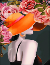 Без бренда «Дама в яркой шляпе и розы» в Томске