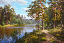 Без бренда «Хвойный лес и река» в Томске в интернет-магазине  Без бренда «Хвойный лес и река» в Томске