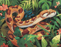 Без бренда «Маисовый полоз в зеленой листве» в Томске