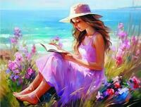 Без бренда «Девочка читает на берегу» в Томске в интернет-магазине  Без бренда «Девочка читает на берегу» в Томске